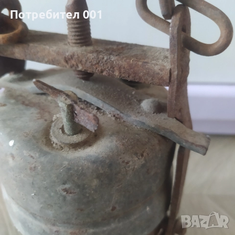 Стара миньорска карбидна лампа, снимка 8 - Къмпинг осветление - 52288890