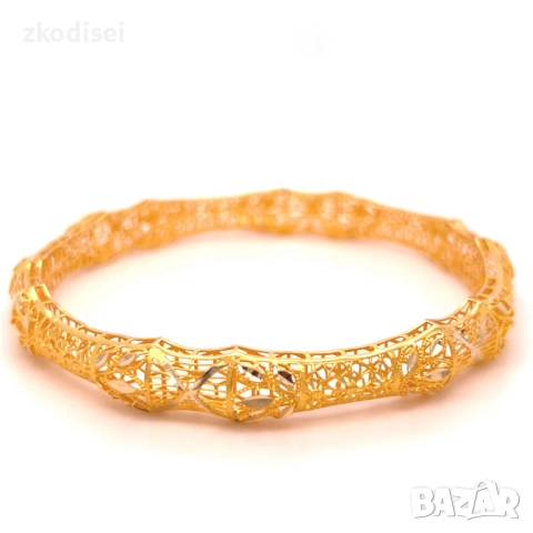 Златна дамска гривна 11,11гр. 14кр. проба:585 модел:34362-1, снимка 3 - Гривни - 51753486