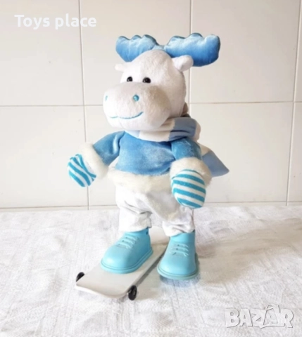 Супер забавен интерактивен елен, каращ скейтборд , снимка 2 - Музикални играчки - 50744726