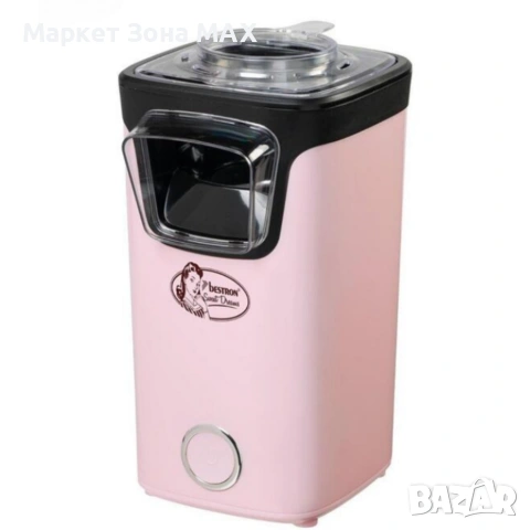 Машина за пуканки без мазнина Bestron Sweet Dreams – бързо приготвяне у дома. Гаранция 12 месеца , снимка 4 - Други - 53253208