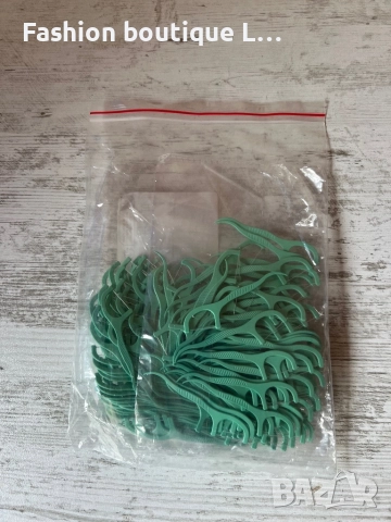 Нови 100 броя клечки за зъби с конец за зъби ❤️