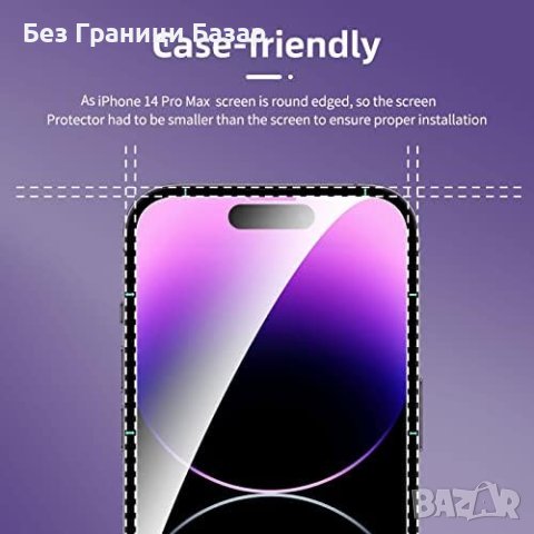 Нов Стъклен Протектор и Защита Камера за телефон iPhone 14 Pro Max Айфон, снимка 3 - Фолия, протектори - 43764370