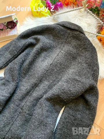 Палто Зара с вълна, снимка 3 - Палта, манта - 50979044