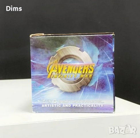 Керамична 3D чаша ХЪЛК Avengers infinity war 250ml, снимка 3 - Чаши - 38394595