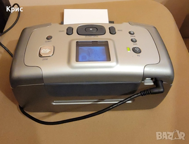 HP photosmart 245 printer за снимки, снимка 3 - Принтери, копири, скенери - 52816383