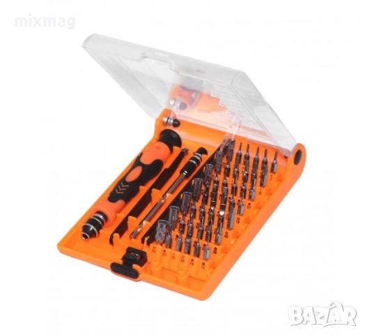 Отвертка комплект с накрайници PS6045, лаптоп, телефон, 45бр.