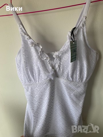 Дамски бял потник, снимка 7 - Потници - 40064927