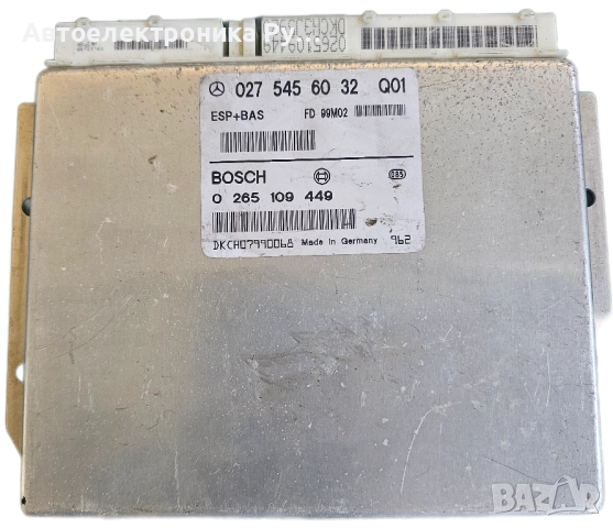 Компютър двигател за Mercedes-Benz A-Class Hatchback W168 (07.1997 - 08.2004) 0265109449 