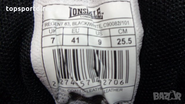 Lonsdale Regent 100%оригинал спортно/елегантни обувки внос Англия. , снимка 9 - Спортно елегантни обувки - 23004610