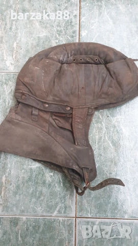 2 бр. Стари кожени Мото Каски, снимка 5 - Колекции - 52612047