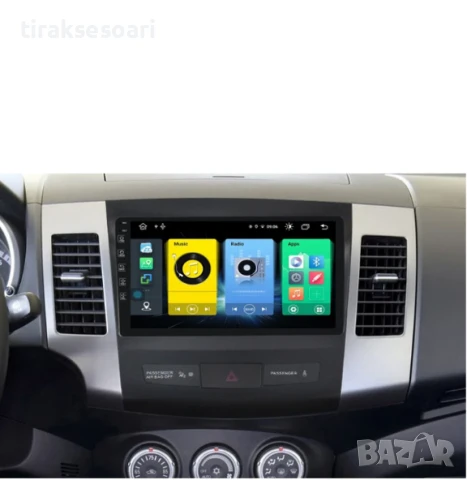 Мултимедия Android CarPlay за Mitsubishi Outlander + ПОДАРЪК Камера, снимка 3 - Аксесоари и консумативи - 50720213