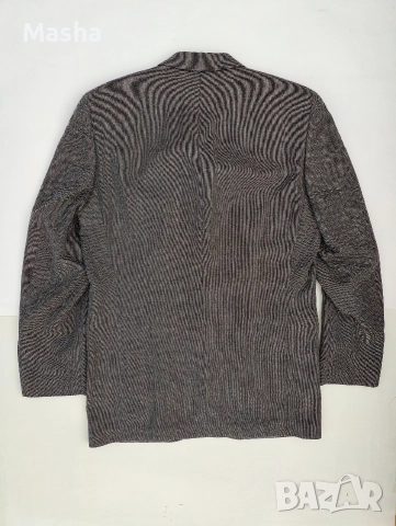 JOOP! Vintage Многоцветено вълнено мъжко сако с рибена кост L, снимка 3 - Сака - 52815453