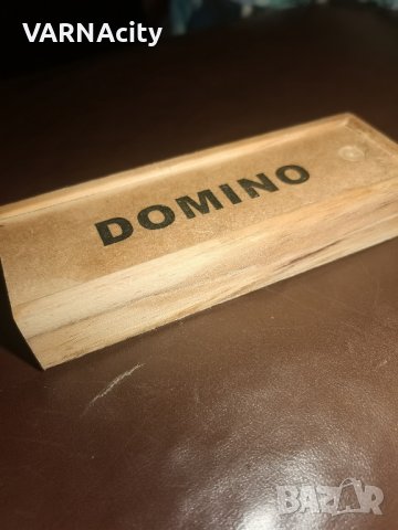 DOMINO дървена кутия, снимка 3 - Плюшени играчки - 43760291