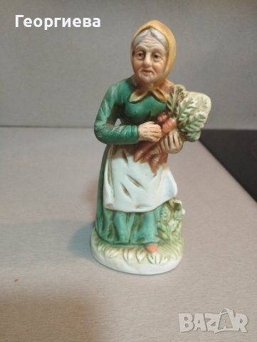 Фигури на фермер и баба , керамични , снимка 2 - Статуетки - 43808255