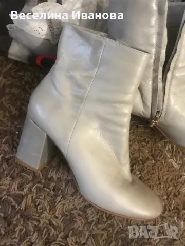 Дамски боти от естествена кожа