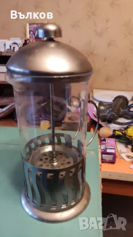 Стъклен стар чайник, снимка 2 - Съдове за готвене - 48267320