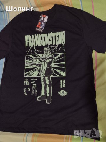 Светеща блуза Франкенщайн - ХЛ, снимка 7 - Блузи - 43572080