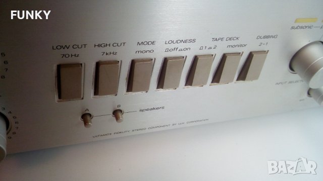 Luxman L-114A Solid State Stereo Integrated Amplifier (1981-82), снимка 4 - Ресийвъри, усилватели, смесителни пултове - 38844913