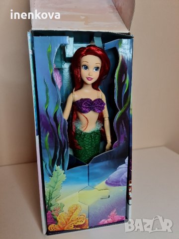 Оригинална Кукла Ариел_Дисни Disney Малката русалка кукла Ариел, снимка 6 - Кукли - 40356094