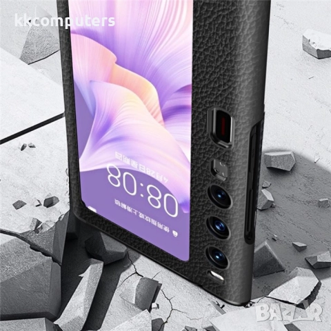 Huawei Mate Xs 2 Litchi Texture /Kickstand Folding Magnetic Wallet Кожен Калъф и Протектор, снимка 6 - Калъфи, кейсове - 52839004