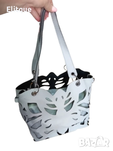 Осигурете си изящен стил с нашата хитова лазерно рязана дамска чанта. ТОП ЦЕНА!, снимка 2 - Чанти - 52888828