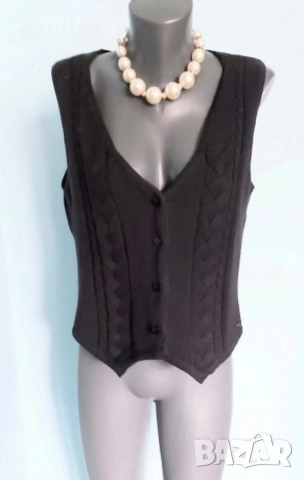 Три различни броя / Винтидж дамски елек "Zero", "Poly Acryl" и "S'Oliver" , снимка 15 - Елеци - 52650240