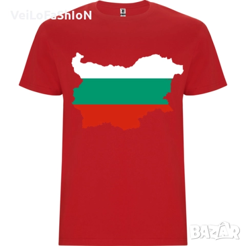 Нова мъжка тениска с Картата на България в четири цвята, снимка 5 - Тениски - 44046638