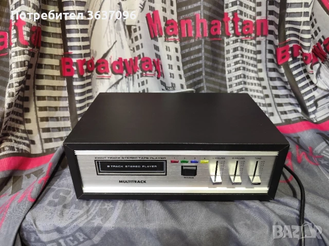 8-пистов касетъчен стерео плейър * 60-те / 70-те години * рядкост. , снимка 3 - Декове - 51143257