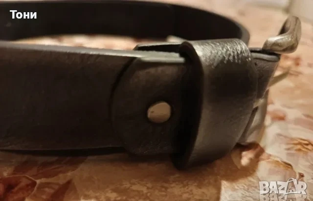 MISCHMASCH BERLIN Нов Мъжки Колан Изцяло от Естествена Кожа 120см. , снимка 5 - Колани - 53434766