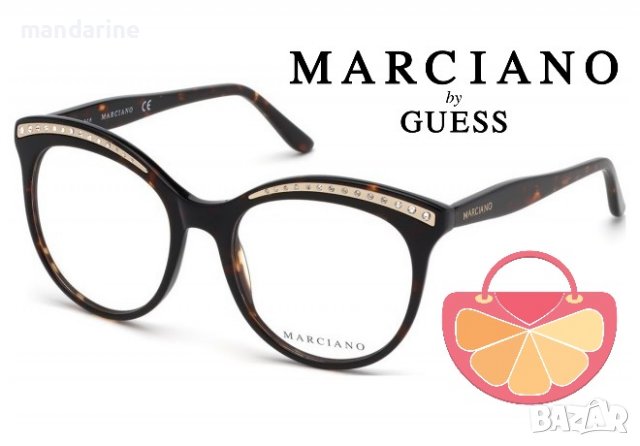 MARCIANO BY GUESS 🍊 Дамски рамки за очила BROWN "N" CRYSTALS нови с кутия, снимка 12 - Слънчеви и диоптрични очила - 38328096
