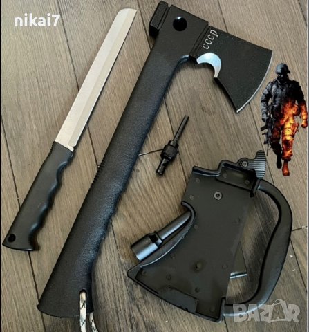 SOG INDIAN TOMAHAWK SPIKE туристическа брадва калъф здрава и ефективна, снимка 3 - Ножове - 39118689