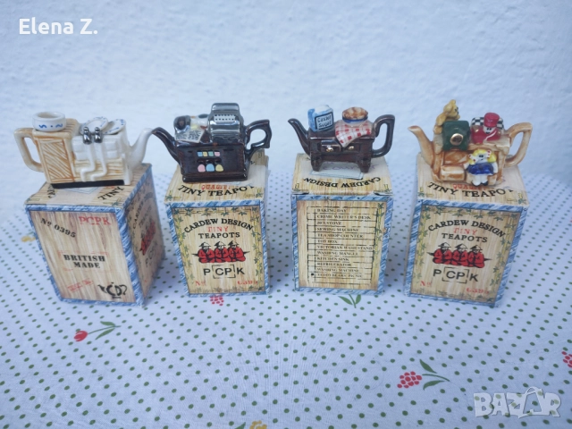Колекционерски чайници орнаменти Paul Cardew, снимка 6 - Колекции - 52798470