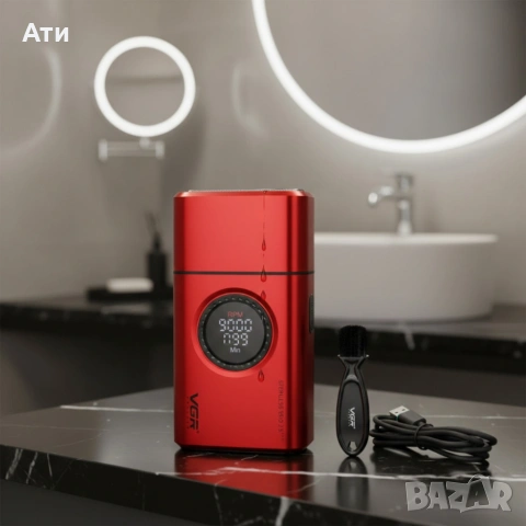 Безжична акумулаторна самобръсначка VGR V-378 - гладко бръснене и дълъг живот на батерията