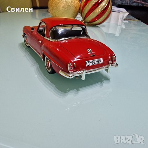 Mercedes 190 SL (1:18), снимка 4 - Колекции - 43483687