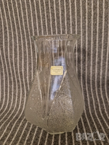 Стъклена ваза Luminarc , снимка 3 - Вази - 51976765