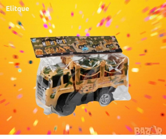 Детски военен камион, снимка 4 - Коли, камиони, мотори, писти - 52787068
