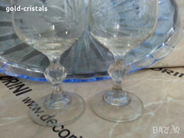  Ретро сватбени чаши, снимка 5 - Антикварни и старинни предмети - 26616571