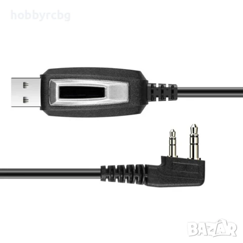 USB кабел за програмиране на радиостанции Baofeng UV-5R, 82, 888S, UV-S9PLUS, UV-13, 16, 17, 21 Pro , снимка 1