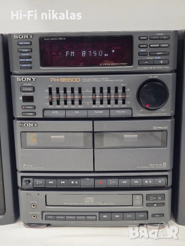 аудио система стерео уредба SONY HCD-H55 SS-H77, снимка 4 - Аудиосистеми - 52635596