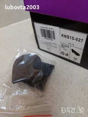 35/36 номер TENDENZ Нови дамски обувки на нисък ток, снимка 6 - Дамски елегантни обувки - 49397742