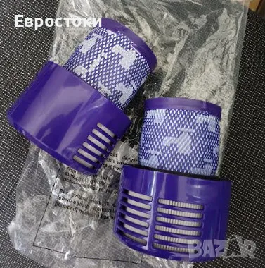 Филтър за прахосмукачка Dyson V10 SV12, 2 броя, снимка 6 - Прахосмукачки - 49132757