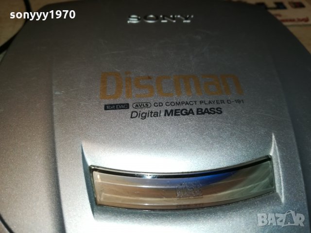 SONY D-191 DISCMAN-ВНОС GERMANY 2810211808, снимка 9 - MP3 и MP4 плеъри - 34614508
