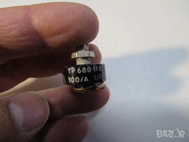 Жичен потенциометър, потенциометри ТР68011Е ; 100 ома линеен TESLA, снимка 2 - Друга електроника - 28422240