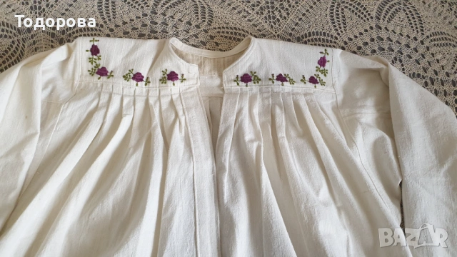 Автентична риза от народна носия, снимка 4 - Антикварни и старинни предмети - 53400490