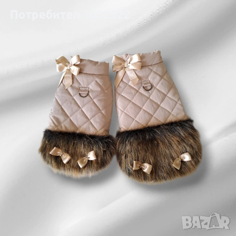 Елеци за кученца от промазка, вата и полар за подплата. , снимка 4 - Други - 53490653