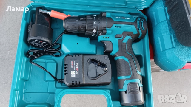 Акумулаторен Винтоверт 24V 6Ah 2 Батерии, снимка 2 - Винтоверти - 52281425