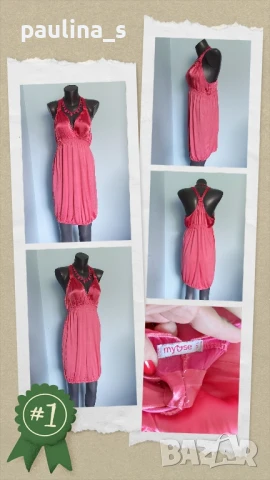 Четири различни броя / Еластична маркова рокля / универсален размер , снимка 11 - Рокли - 14720659