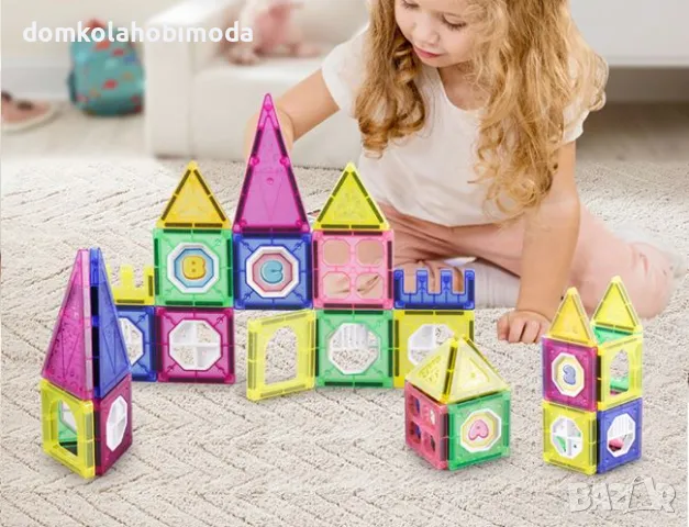 Магнитен конструктор, 34 части