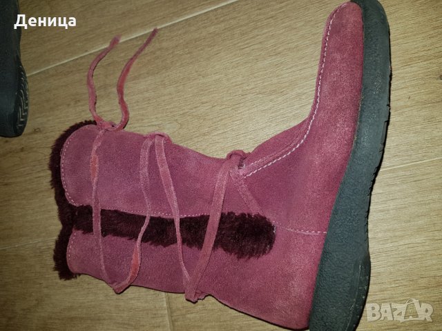 Детски ботуши - вишнев цвят 28 номер, снимка 2 - Детски боти и ботуши - 27443181