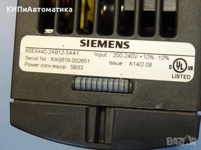 честотен регулатор Siemens Micromaster 440 6SE6440-2AB12-5AA1 0.2kW 200/240V на части, снимка 4 - Резервни части за машини - 53151677